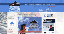Desktop Screenshot of extremeeverestchallenge.com